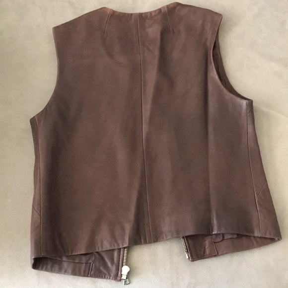 Banana Republic leather vest size XS - Picture 4 of 8